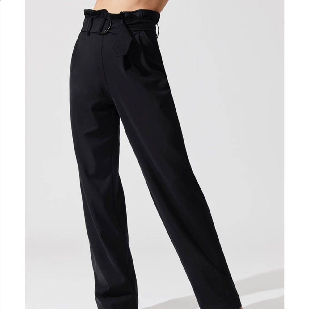 Carbon38 High Waisted Black Trouser